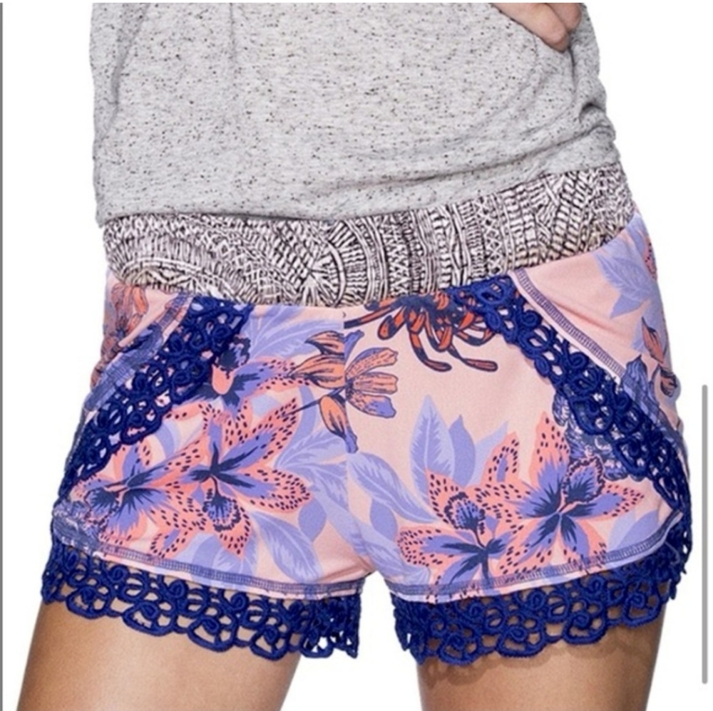 MAAJI Swimwear Periwinkle Switchback Cover-up Shorts